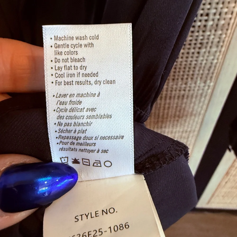 PAIGE Black Peplum Blouse - Picture 10 of 13
